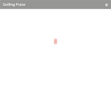 Tablet Screenshot of golfingpulse.com